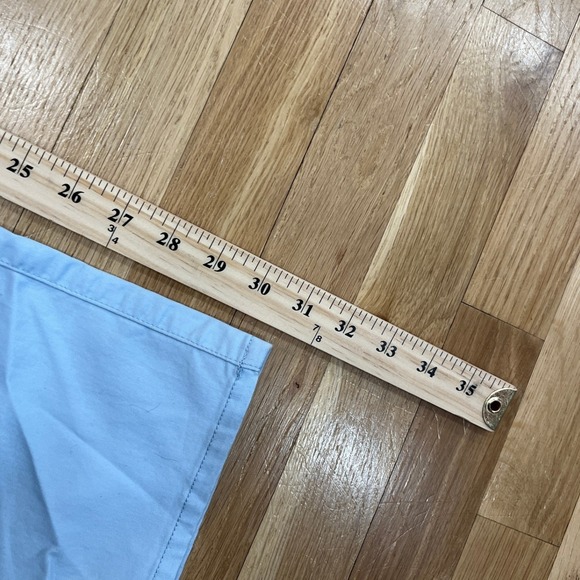 Onward Reserve Mens Light Blue Chino Pants Flat Front Straight Leg Size 33x32 - Picture 9 of 9